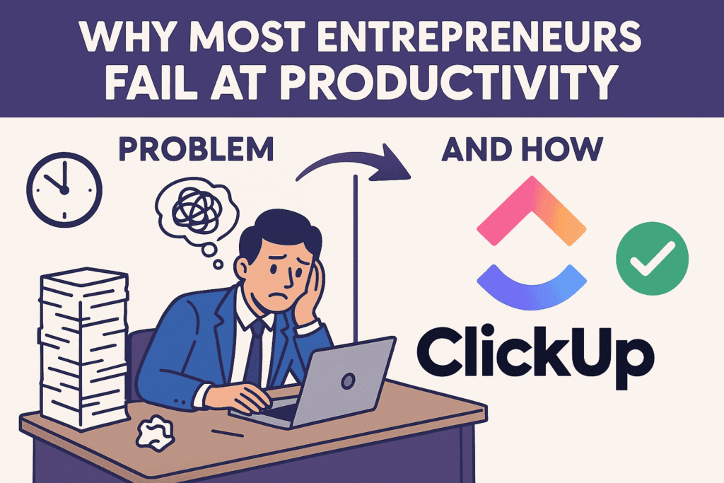 ClickUp For Entrepreneurs The Complete Guide To Work Better And Grow Faster