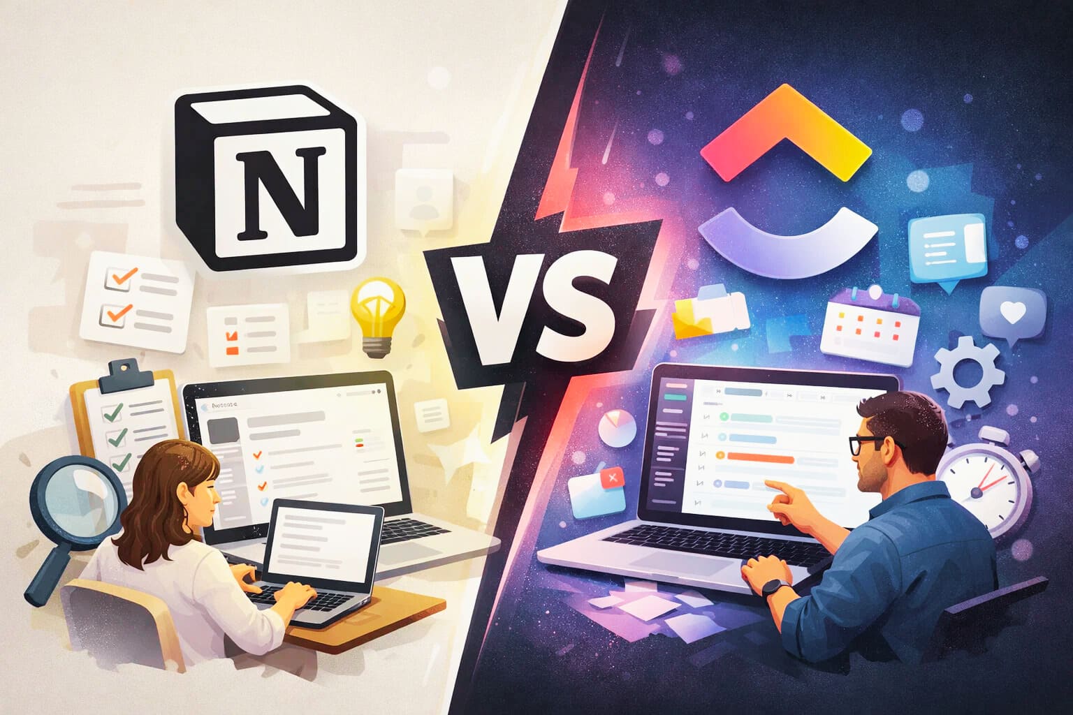Notion vs Clickup