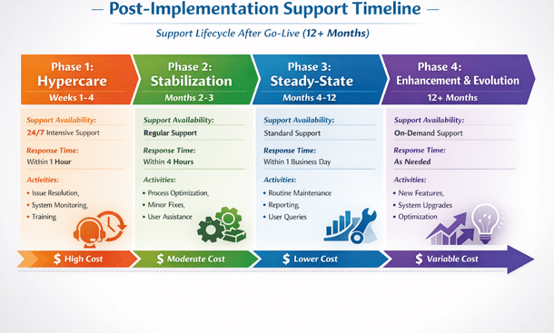 Post-Implementation Support and Maintenance