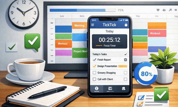 Time Blocking App Strategies Using TickTick