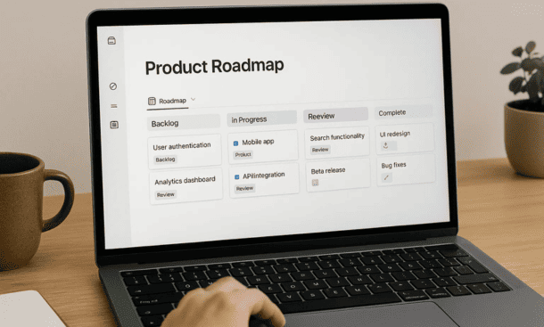 product roadmap notion