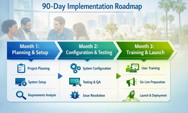 90-Day Roadmap Infographic