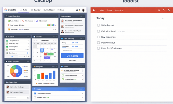 Dashboard Interface Comparison