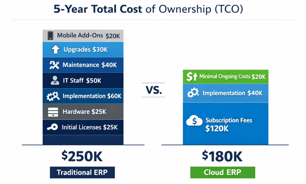 ERP Cost Comparison