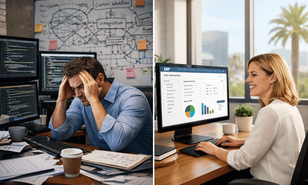 ERP Customization Contrast