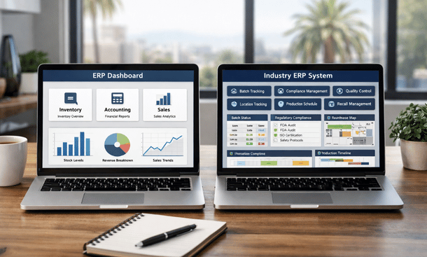 ERP Dashboard Comparison