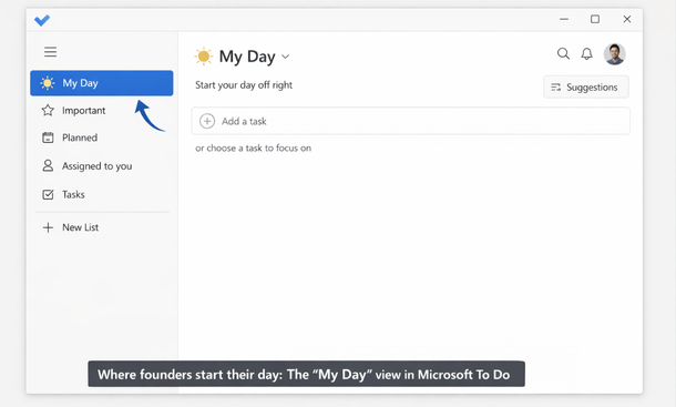 Microsoft To Do Walkthrough
