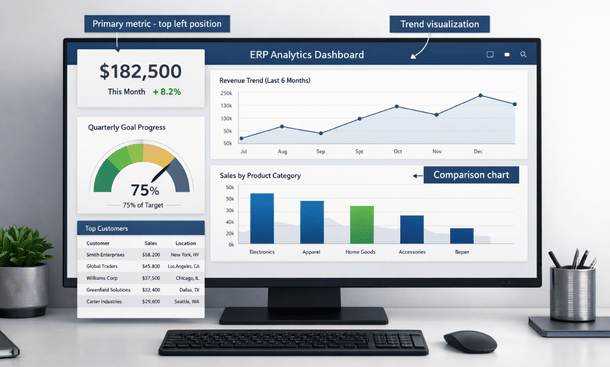 Modern ERP Dashboard Design