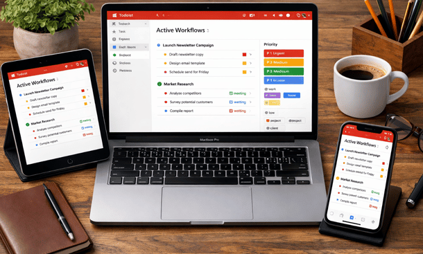 Organized Productivity Workspace