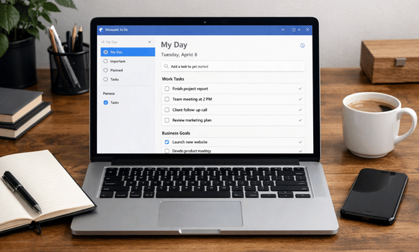 Organized Startup Workspace