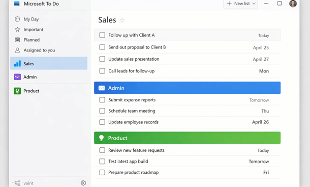Organized Task Management