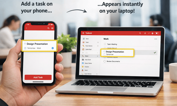 Seamless Task Synchronization