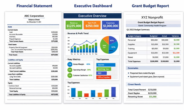 ERP Reporting Visuals