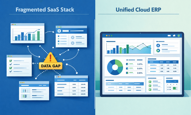 SaaS vs Cloud ERP
