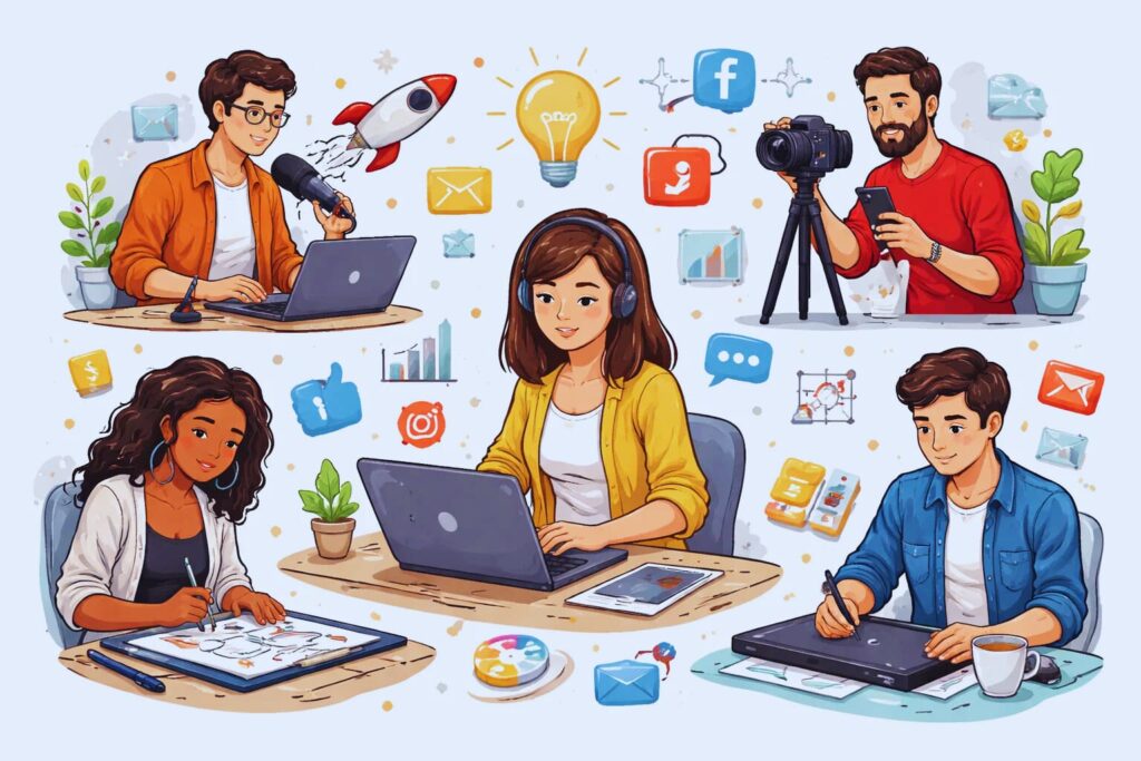 Solo entrepreneurs and creators