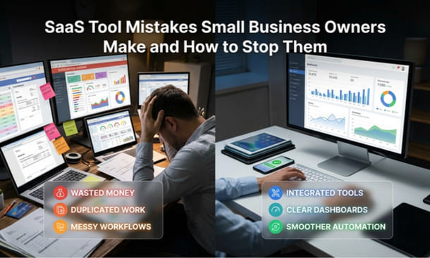 SaaS Tool Mistakes Small Business Owners Make and How to Stop Them