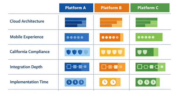 Framework Comparison Chart