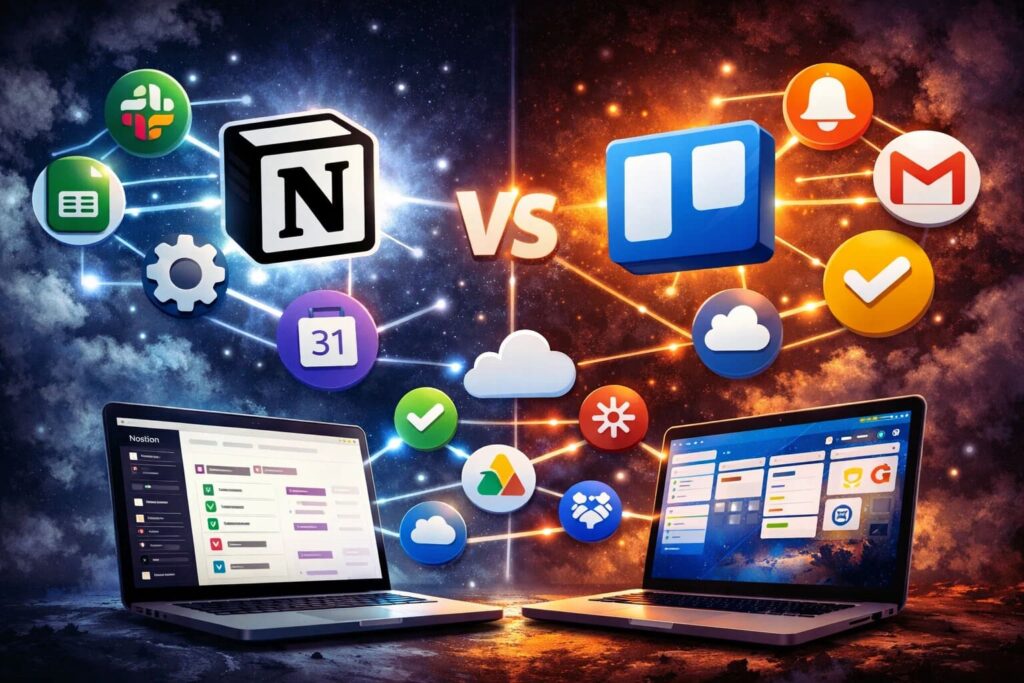 Notion vs Trello integrations: which connects your stack?