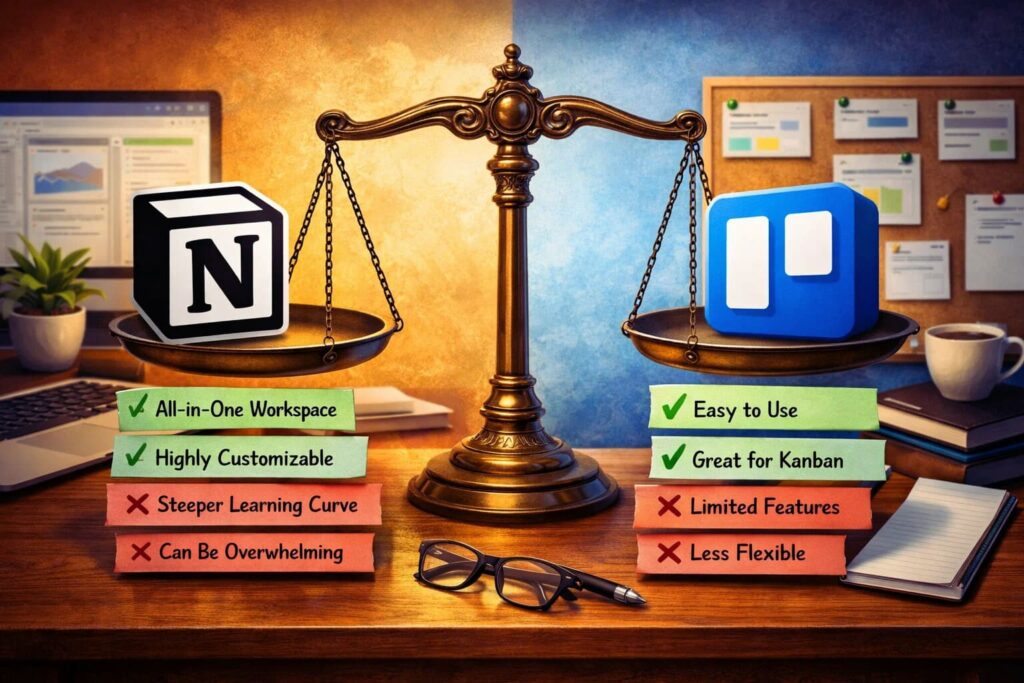 Notion vs Trello