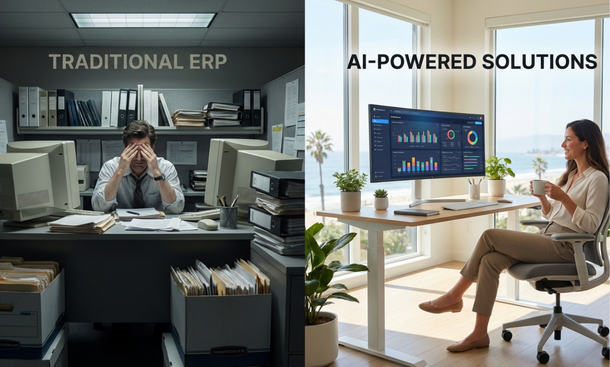 AI ERP vs Traditional ERP: The Real Difference in 2025