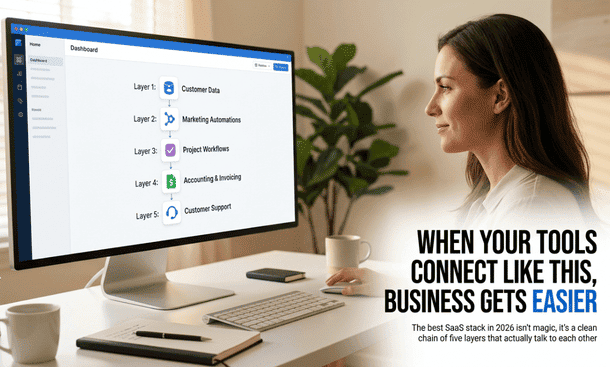 The Best SaaS Stack for Small Business in 2026: Layer by Layer