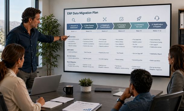 Data migration plan: a step-by-step ERP roadmap