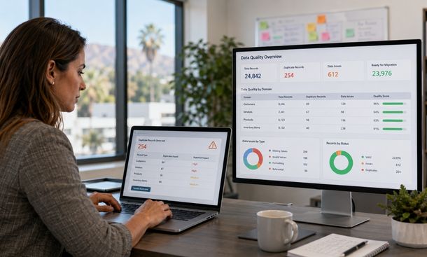 Data cleansing: prepare legacy ERP data for migration